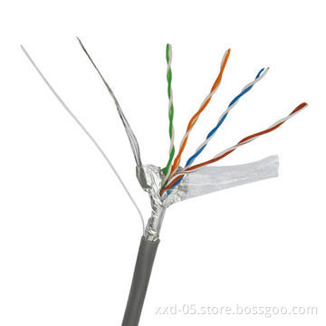 4-pair UTP Cat5e LAN Cable, 24AWG Solid Copper, Various Colors Available